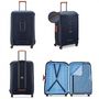 Voir la diapositive 3 : Delsey Grande valise rigide Moncey TSA polypropylène 76cm