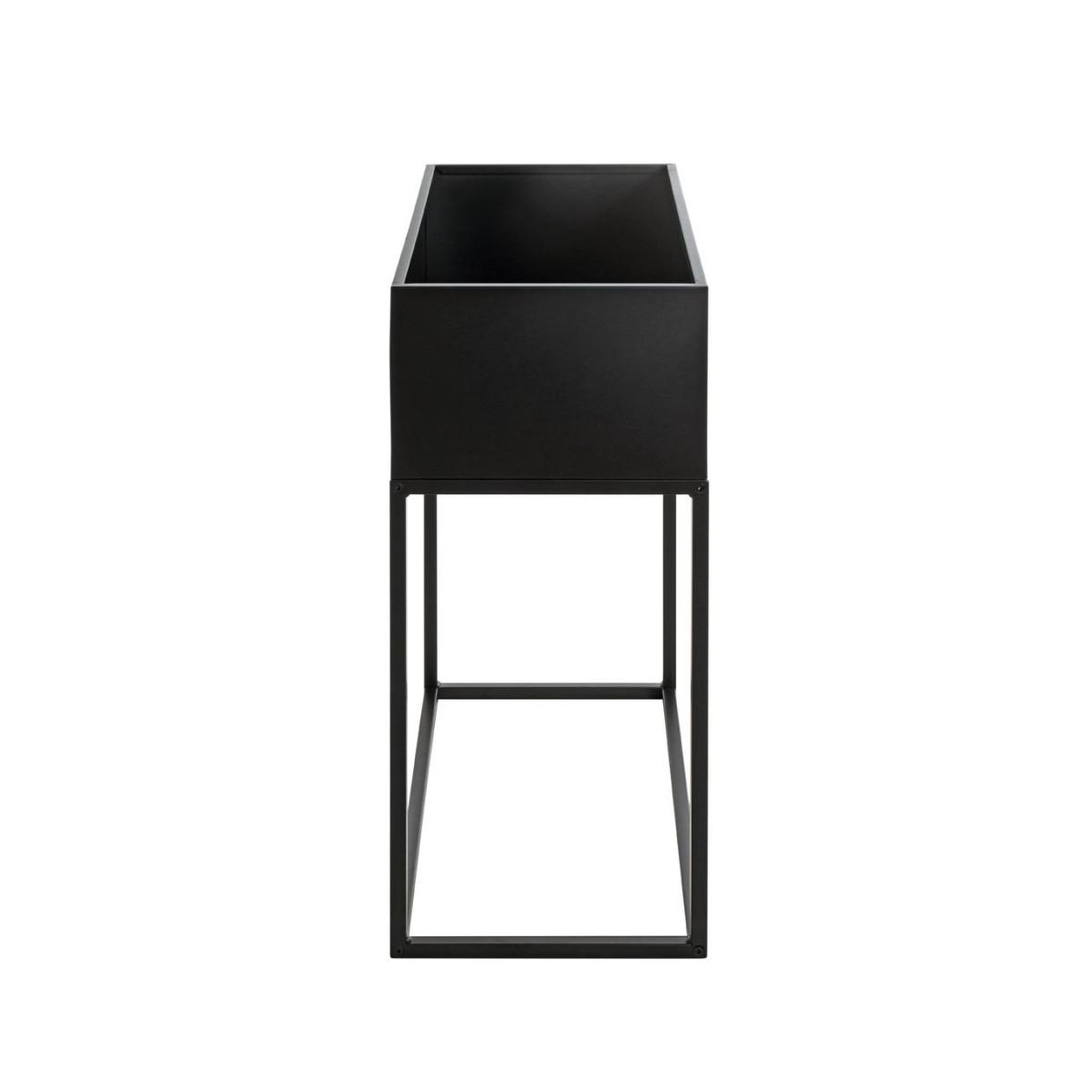 Voir la diapositive 3 : Paris Prix Porte Plantes en Métal  Variable  70cm Noir