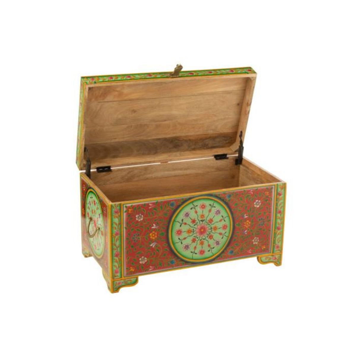 Paris Prix Coffre de Rangement Déco  Mumbai  78cm Multicolore