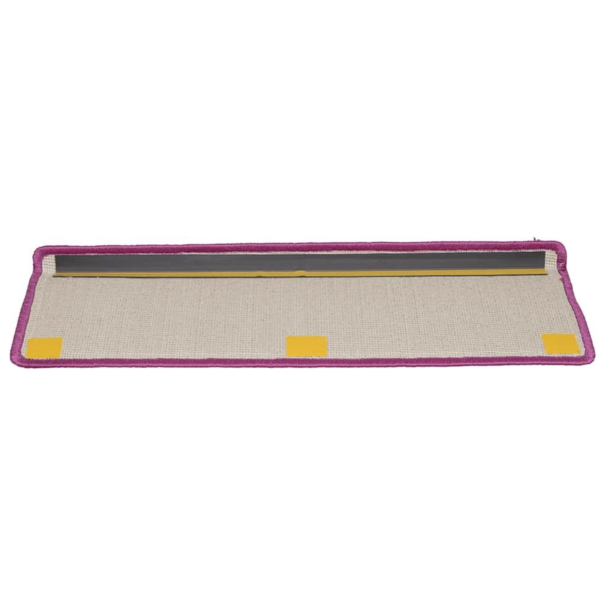 Voir la diapositive 4 : VIDAXL Tapis d'escalier 20 pcs 65x21x4 cm violet