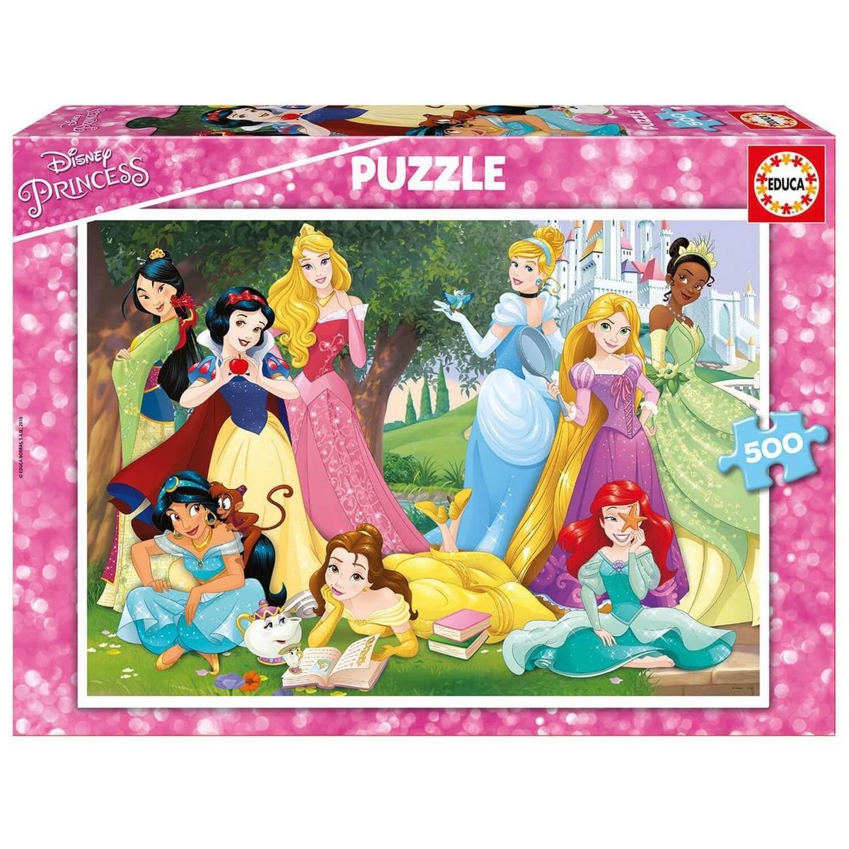 EDUCA Puzzle 500 pièces : Princesses Disney