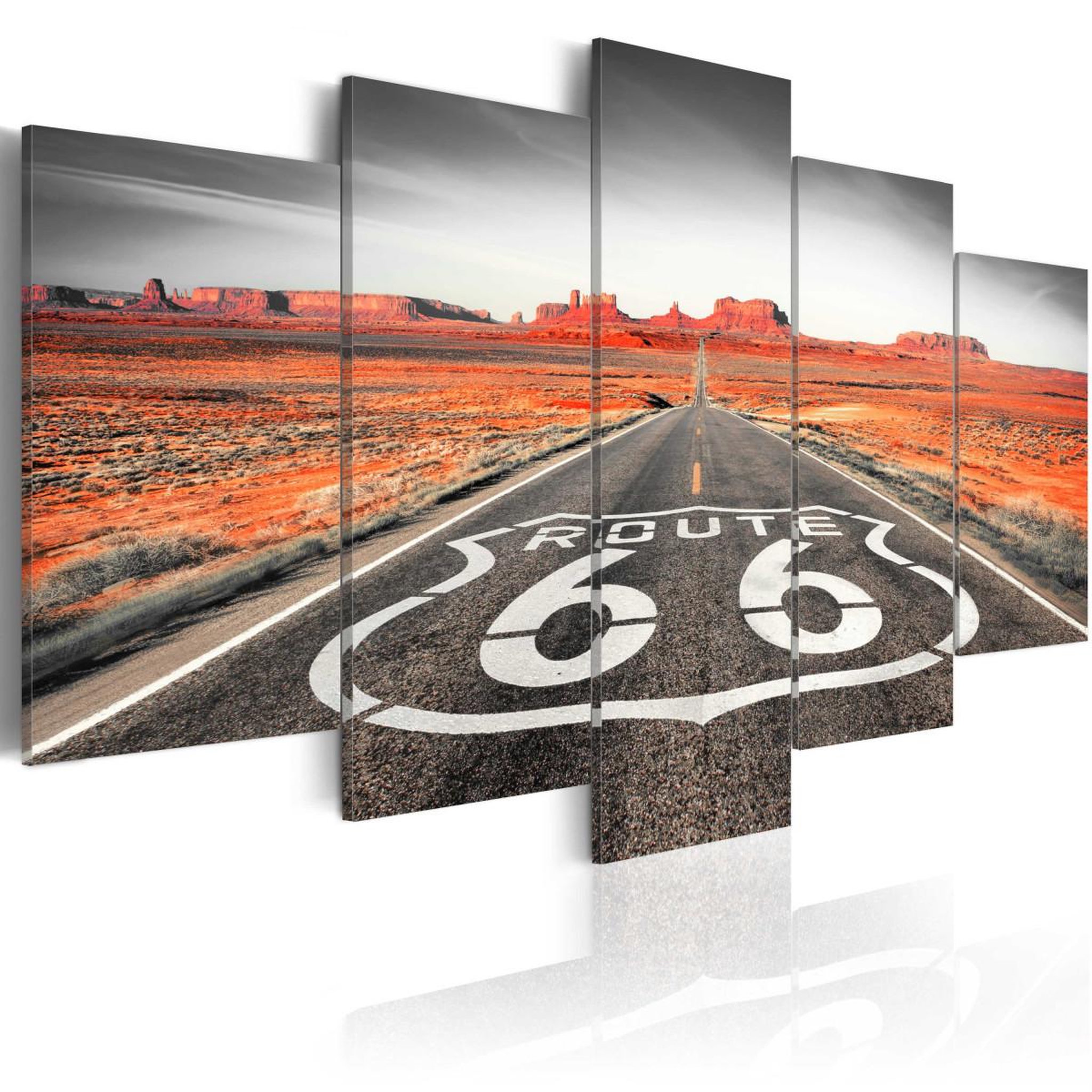 Paris Prix Tableau imprimé  mother road. Coloris disponibles : Multicolore