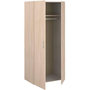 Voir la diapositive 5 : PARISOT Armoire - EASY LIFE - Décor Chene clair - 2 portes battantes - L80,2 x H180 x P49,7cm - PARISOT