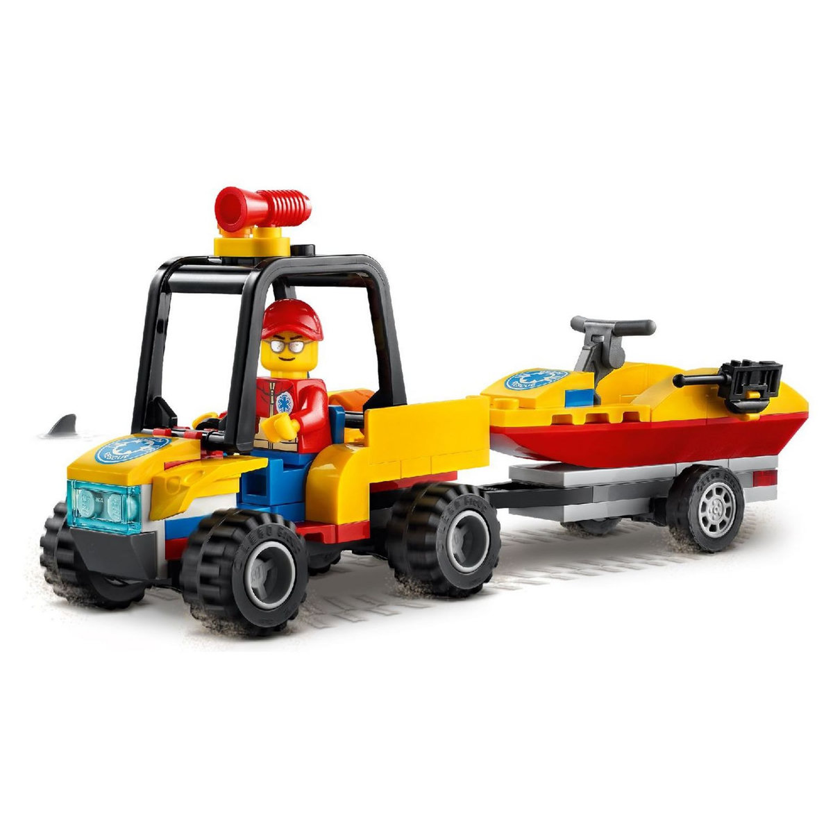 LEGO City 60286 Le Tout-Terrain de secours de la plage