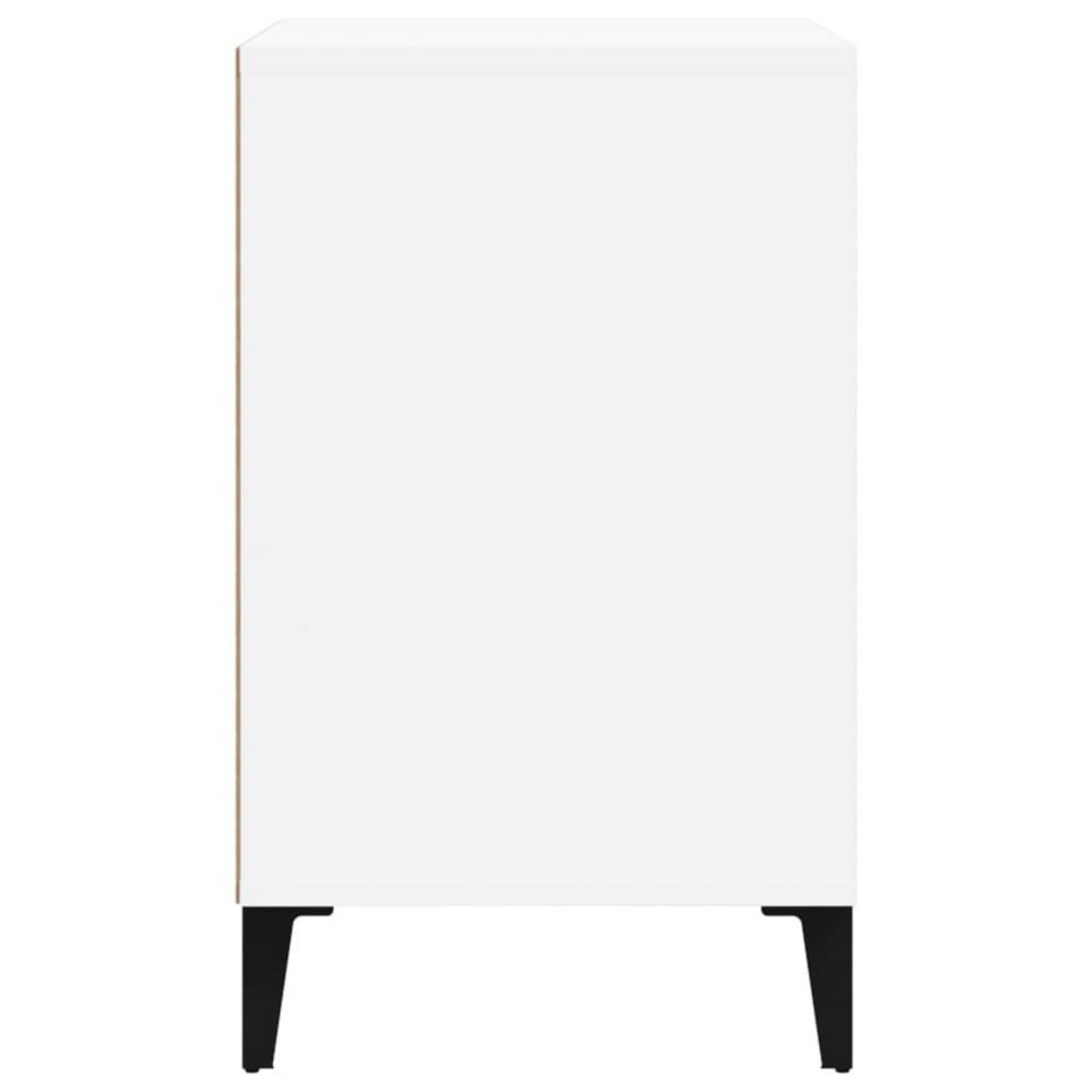 VIDAXL Armoire a chaussure Blanc brillant 102x36x60 cm Bois ingenierie
