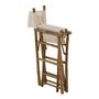Voir la diapositive 5 : Paris Prix Fauteuil Pliable Design  Régisseur  88cm Naturel
