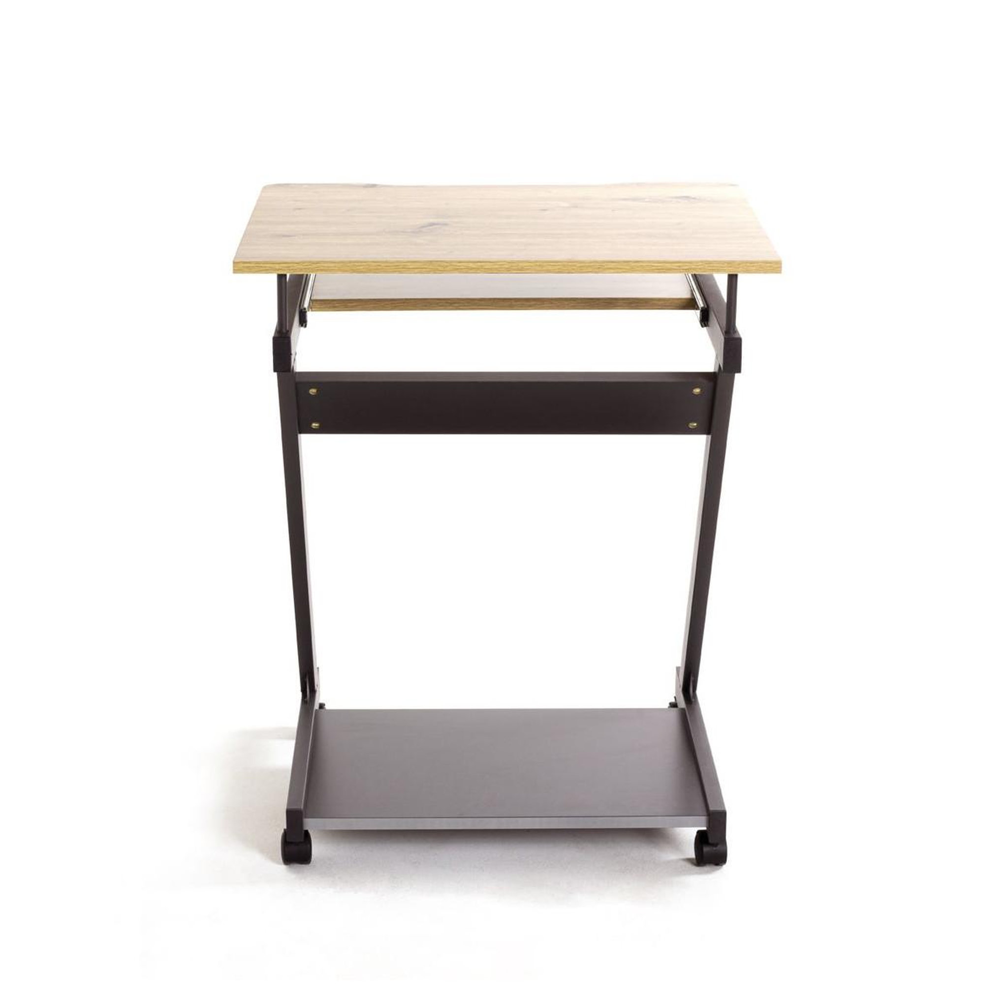 Voir la diapositive 3 : Paris Prix Bureau design  alvaro  76cm anthracite & chêne
