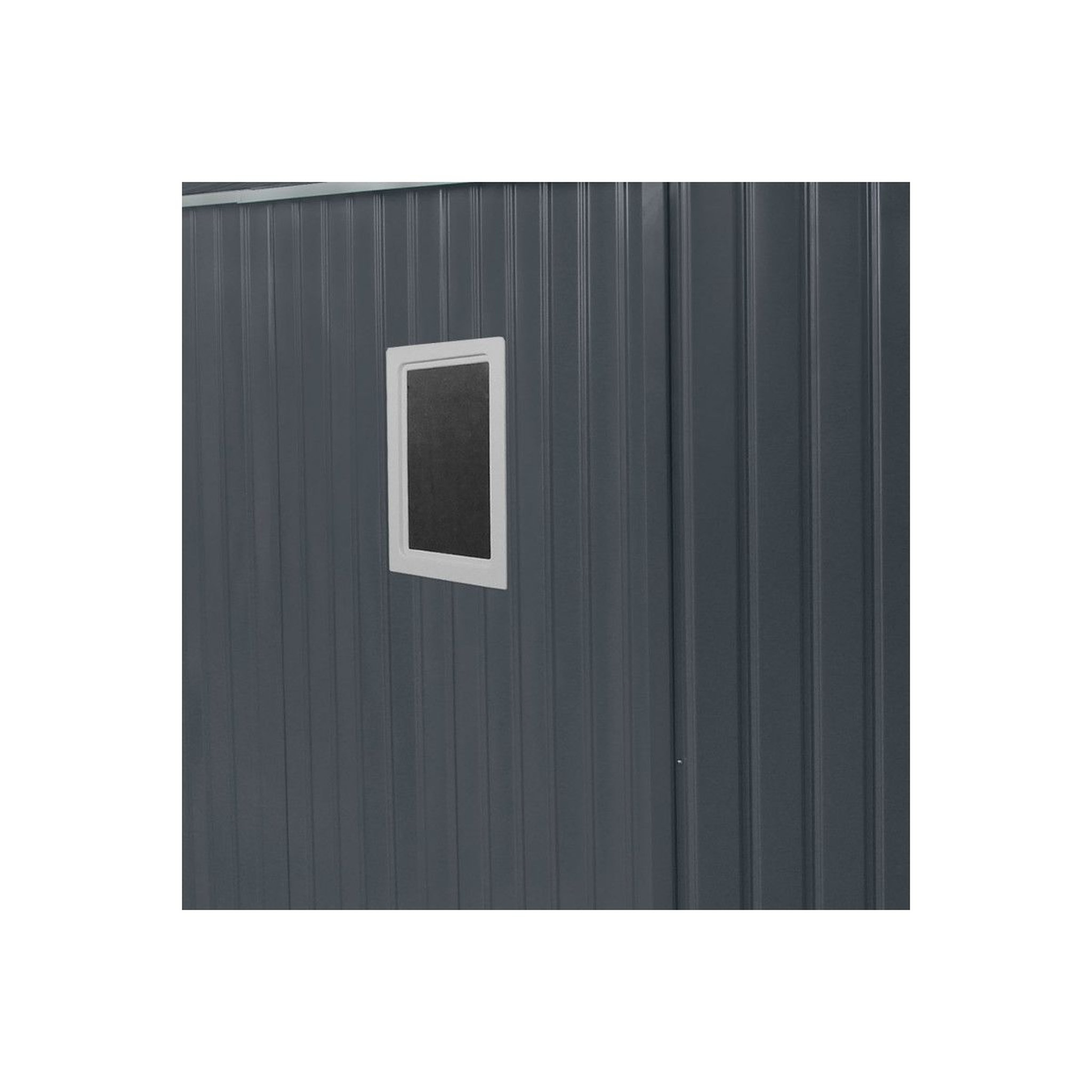 Voir la diapositive 7 : X Métal Abri de jardin métal - Anthracite - 7,06m²