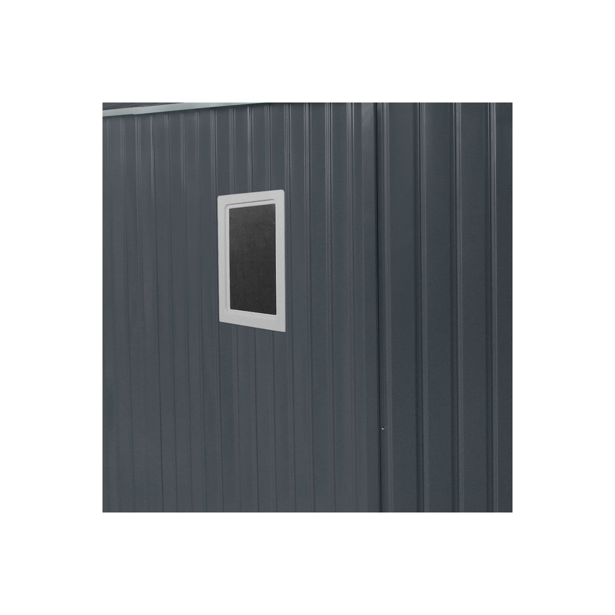X Métal Abri de jardin métal - Anthracite - 7,06m²