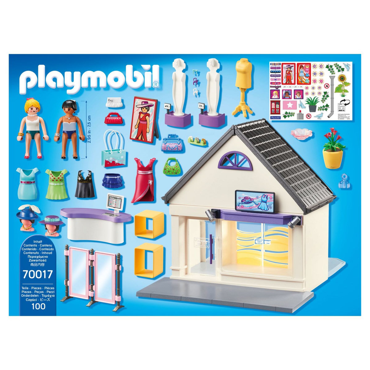 PLAYMOBIL 70017 - City Life - Boutique de mode