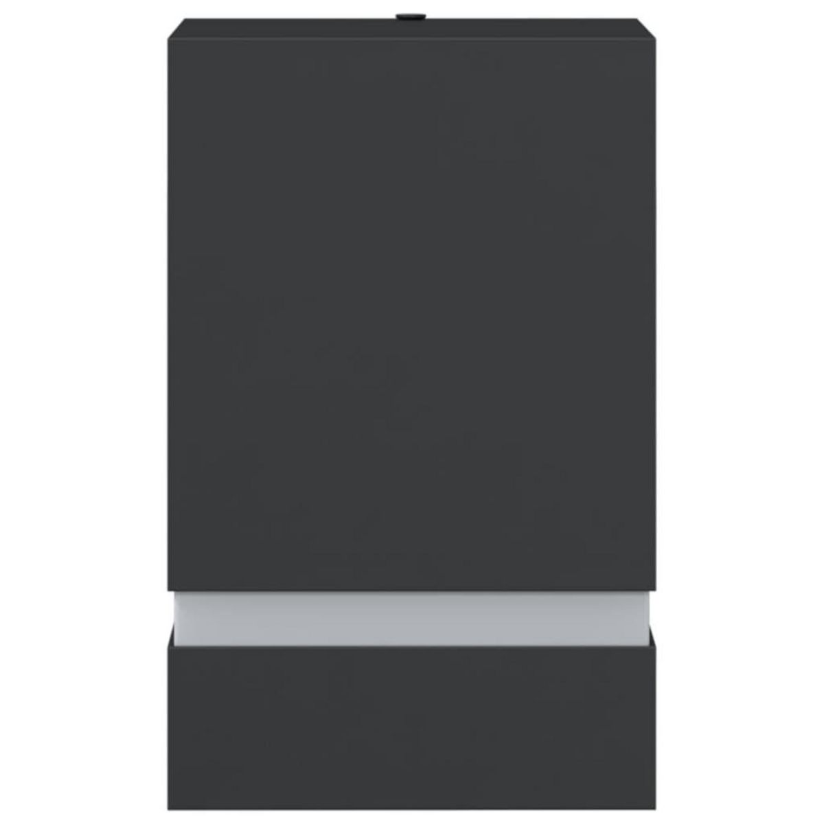 VIDAXL Appliques murales d'exterieur 2 pcs noir acier inoxydable