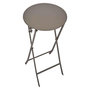 Voir la diapositive 3 : HESPERIDE Table de jardin ronde Greensboro Ø 60 cm 2 places Café - Hespéride