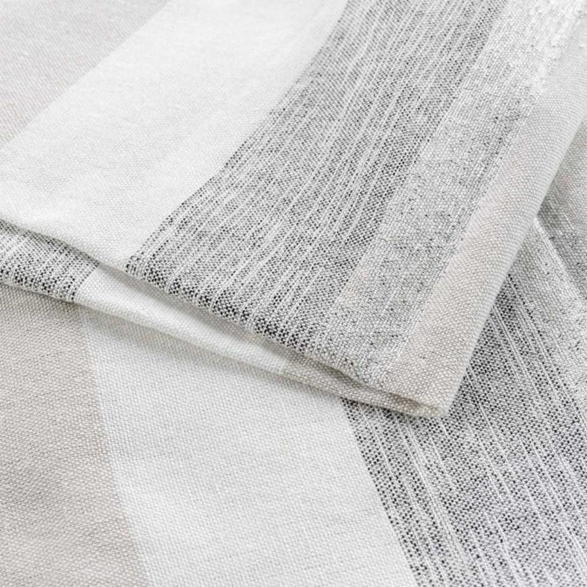 Paris Prix Lot de 3 Serviettes de Table  Eldora  40x40cm Naturel