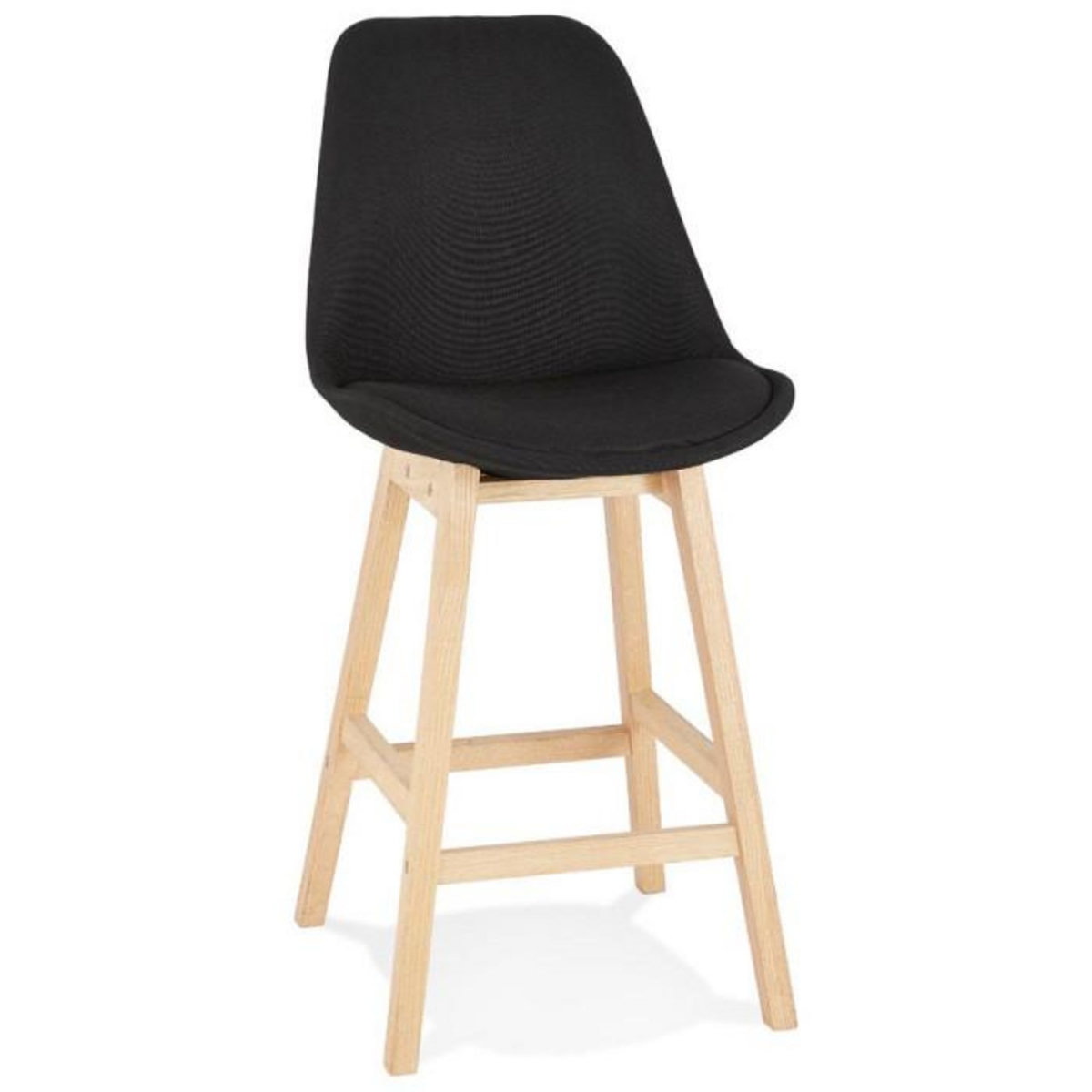 Paris Prix Tabouret de Bar Design  Betona  102cm Noir & Beige