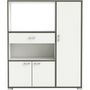 Voir la diapositive 2 : Meuble de rangement de cuisine compact 3 portes 1 tiroir CEREMONIE