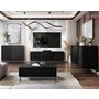 Voir la diapositive 2 : BEST MOBILIER Girona - table basse - noir - 100 cm