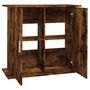 Voir la diapositive 6 : VIDAXL Support pour aquarium chêne fumé 81x36x73 cm bois d ingénierie