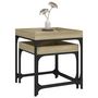 Voir la diapositive 5 : VIDAXL Tables d'appoint 2 pcs Chene sonoma Bois d'ingenierie