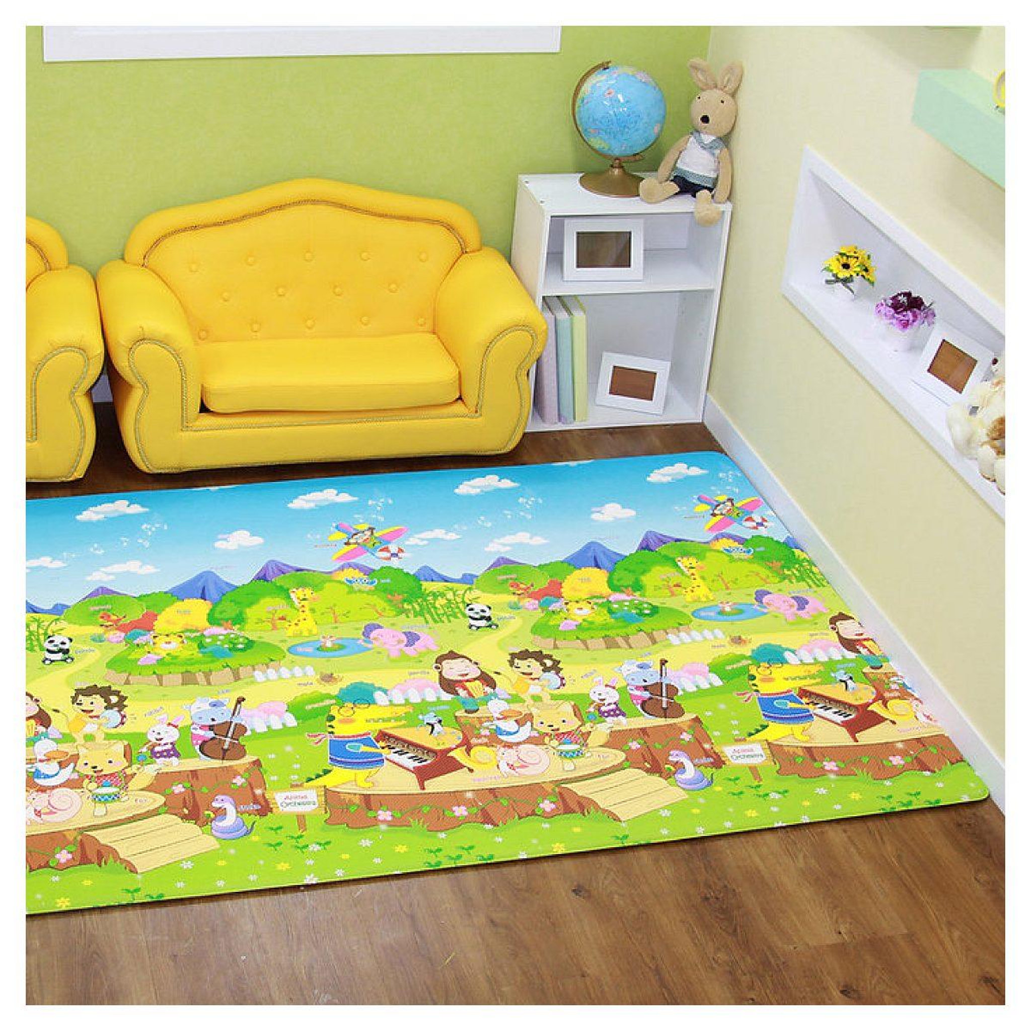 Voir la diapositive 2 : DWINGULER Tapis d'éveil animal orchestra