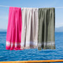 Voir la diapositive 4 : Sensei Maison Serviette de plage / fouta 100x180 cm BAHAMAS - 100x180 cm