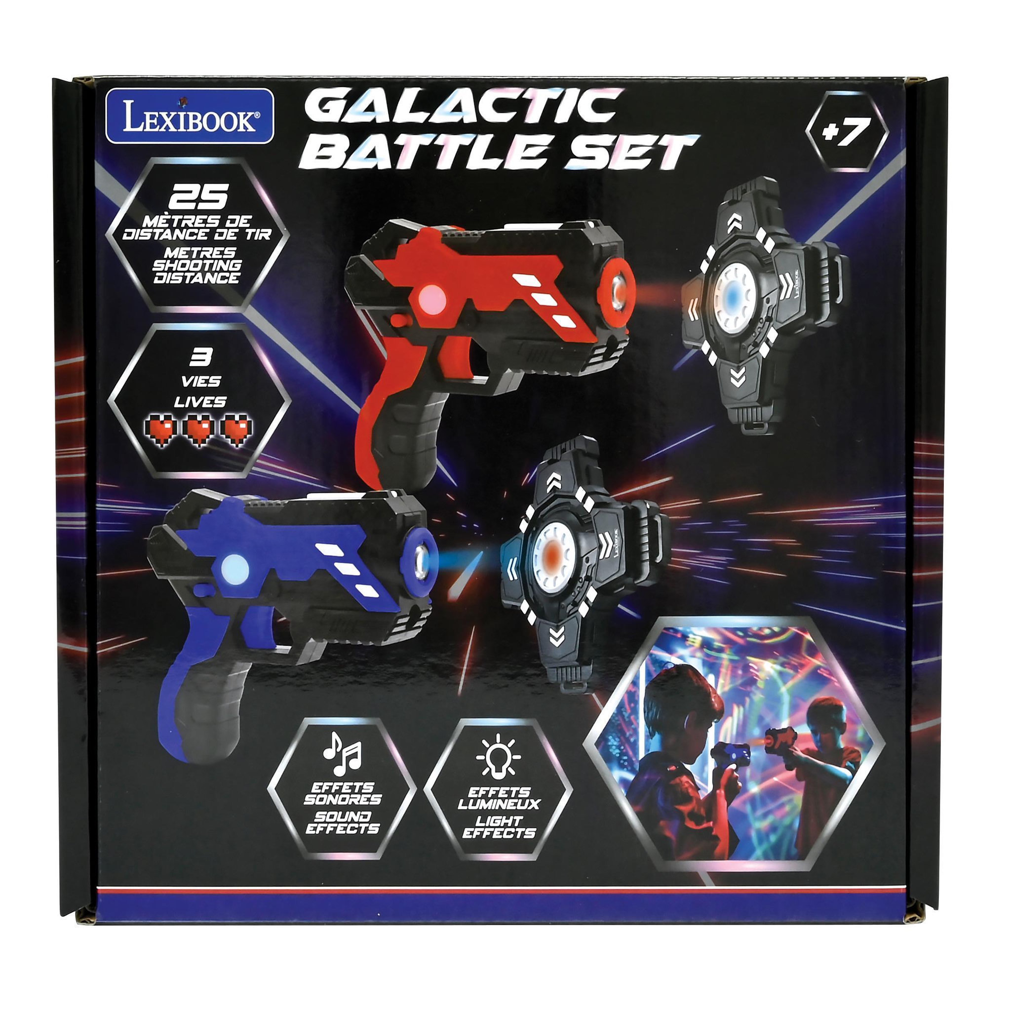 Voir la diapositive 4 : Lexibook Set de 2 Laser Tag avec harnais
