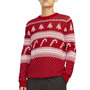 Voir la diapositive 1 : Jack & Jones Pull de Noël Rouge Homme Jack & Jones Gabriel
