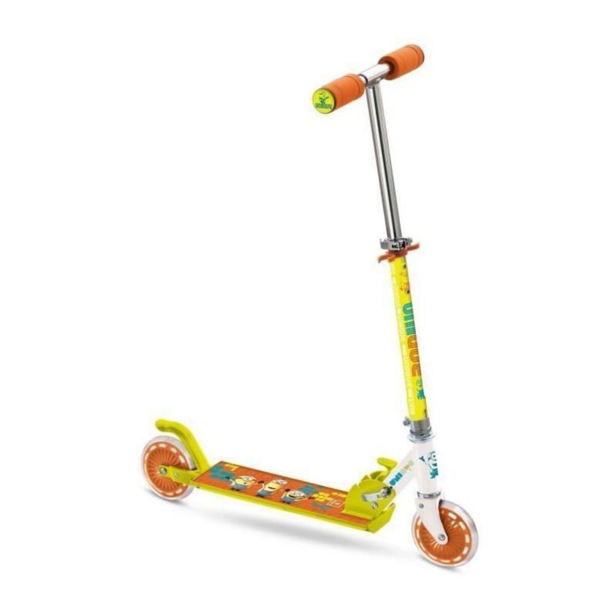 Mondo LES MINIONS Trottinette Pliable 2 roues - Aluminium -  Moi Moche et Mechant - Mixte - A partir de 3 ans