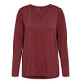 Voir la diapositive 1 : Only T-shirt Bordeaux Femme Only Harly ML