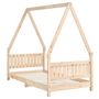 Voir la diapositive 3 : VIDAXL Cadre de lit pour enfant 80x160 cm bois de pin massif