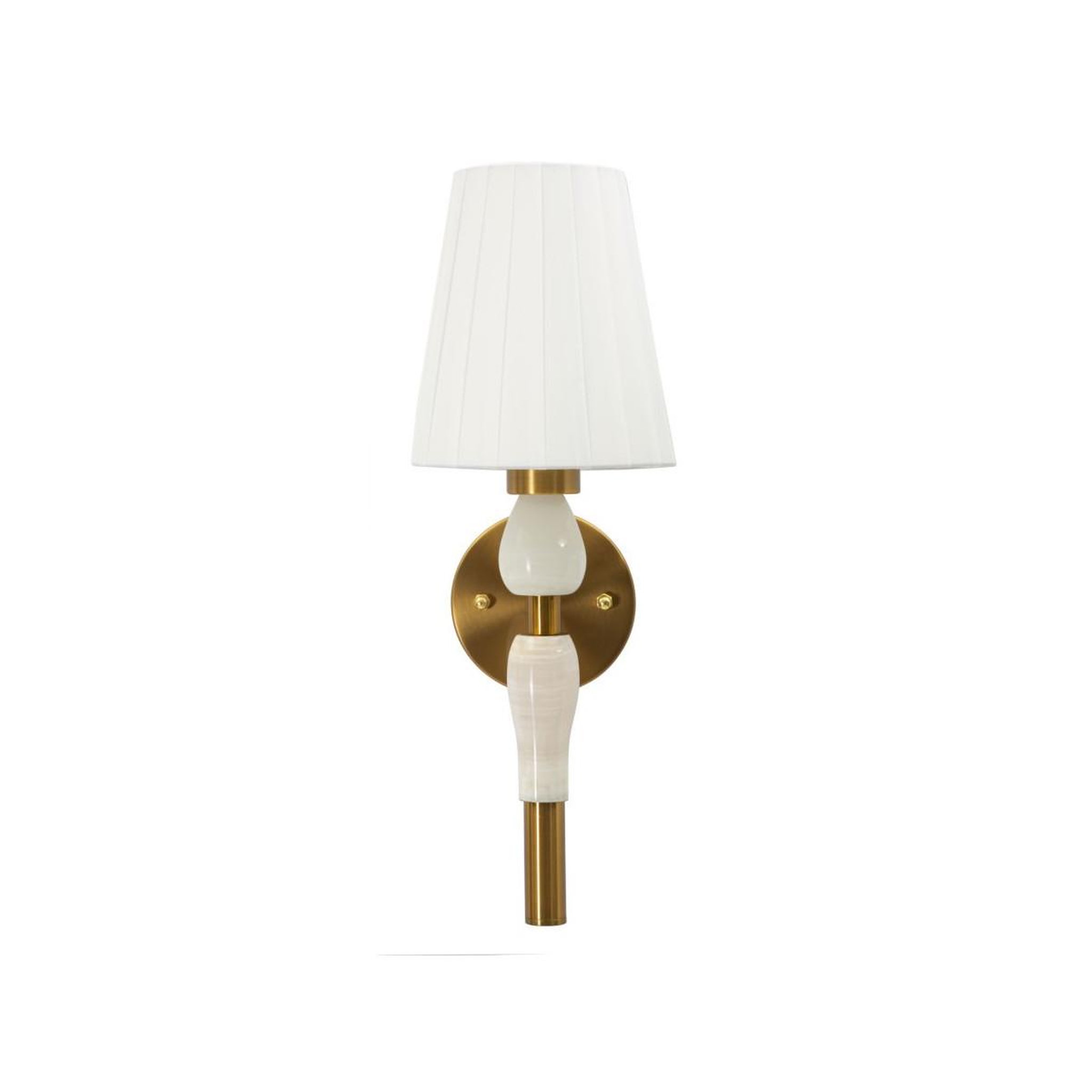 Voir la diapositive 3 : Paris Prix Applique Murale  Budapest  46cm Blanc & Or