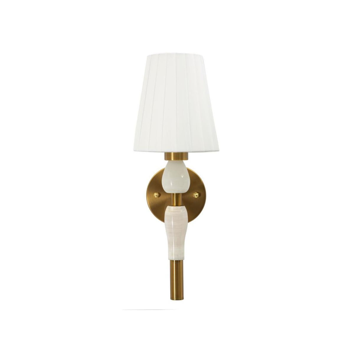 Paris Prix Applique Murale  Budapest  46cm Blanc & Or