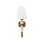 Voir la diapositive 3 : Paris Prix Applique Murale  Budapest  46cm Blanc & Or