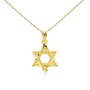 Voir la diapositive 1 : L'ATELIER D'AZUR Collier - Pendentif Or 18 Carats 750/000 Etoile de David - Chaine Dorée