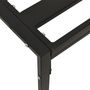 Voir la diapositive 4 : VIDAXL Table basse de jardin noir 60x60x35 cm acier