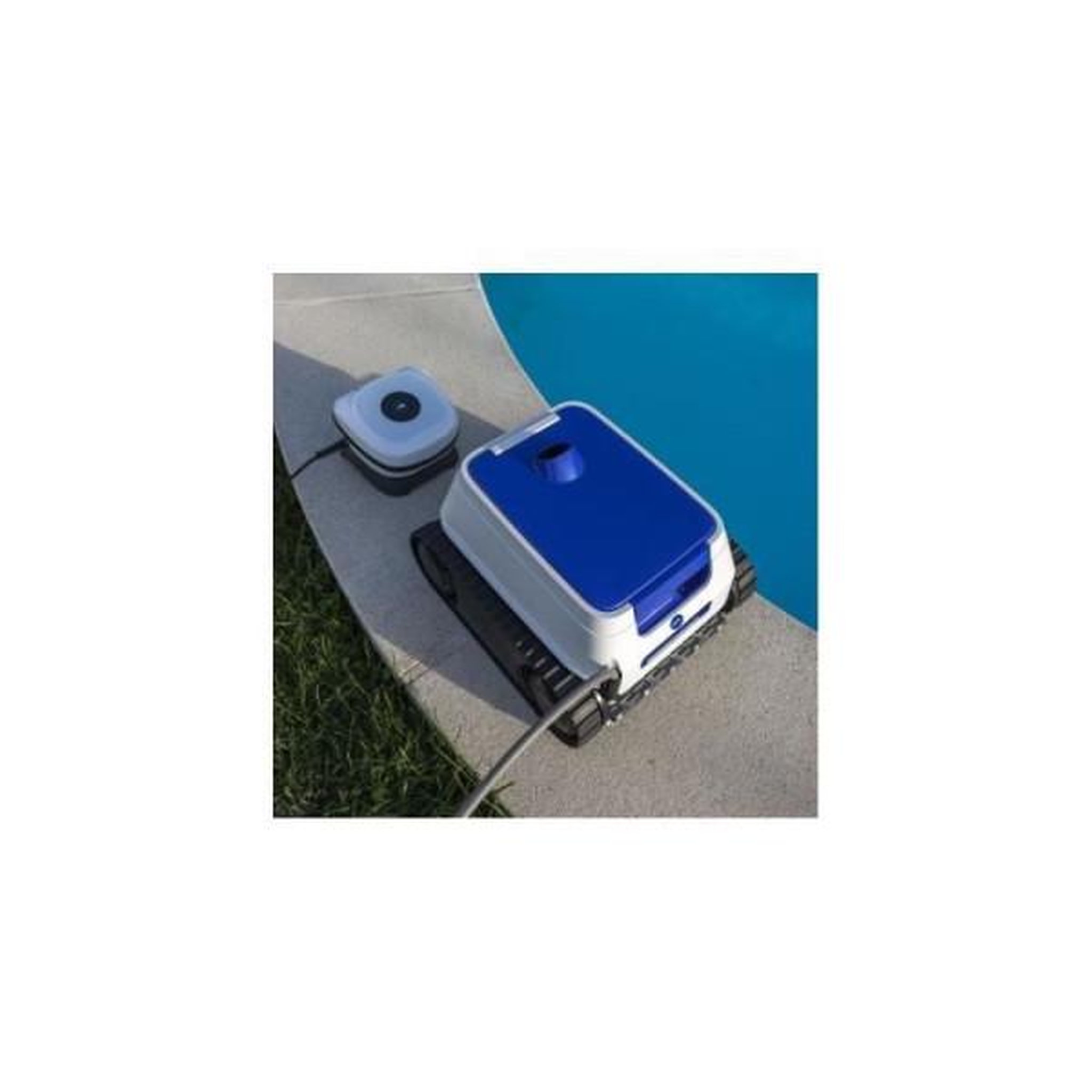 Voir la diapositive 3 : GRE GRE - Robot piscine ER230 - Entretien fond, parois et lignes d'eau - Piscine enterrée ou hors-sol paroi rigide 9x4m - Autonomie