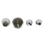Voir la diapositive 2 : Paris Prix Lot de 50 Douilles & Accessoires  Cuisine  22cm Argent