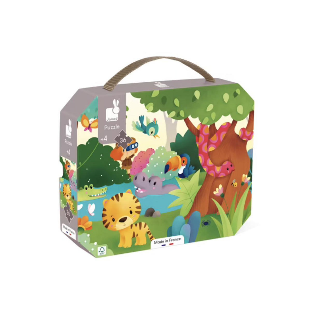 Juratoys-Janod Puzzle les animaux sauvages - 36 pcs