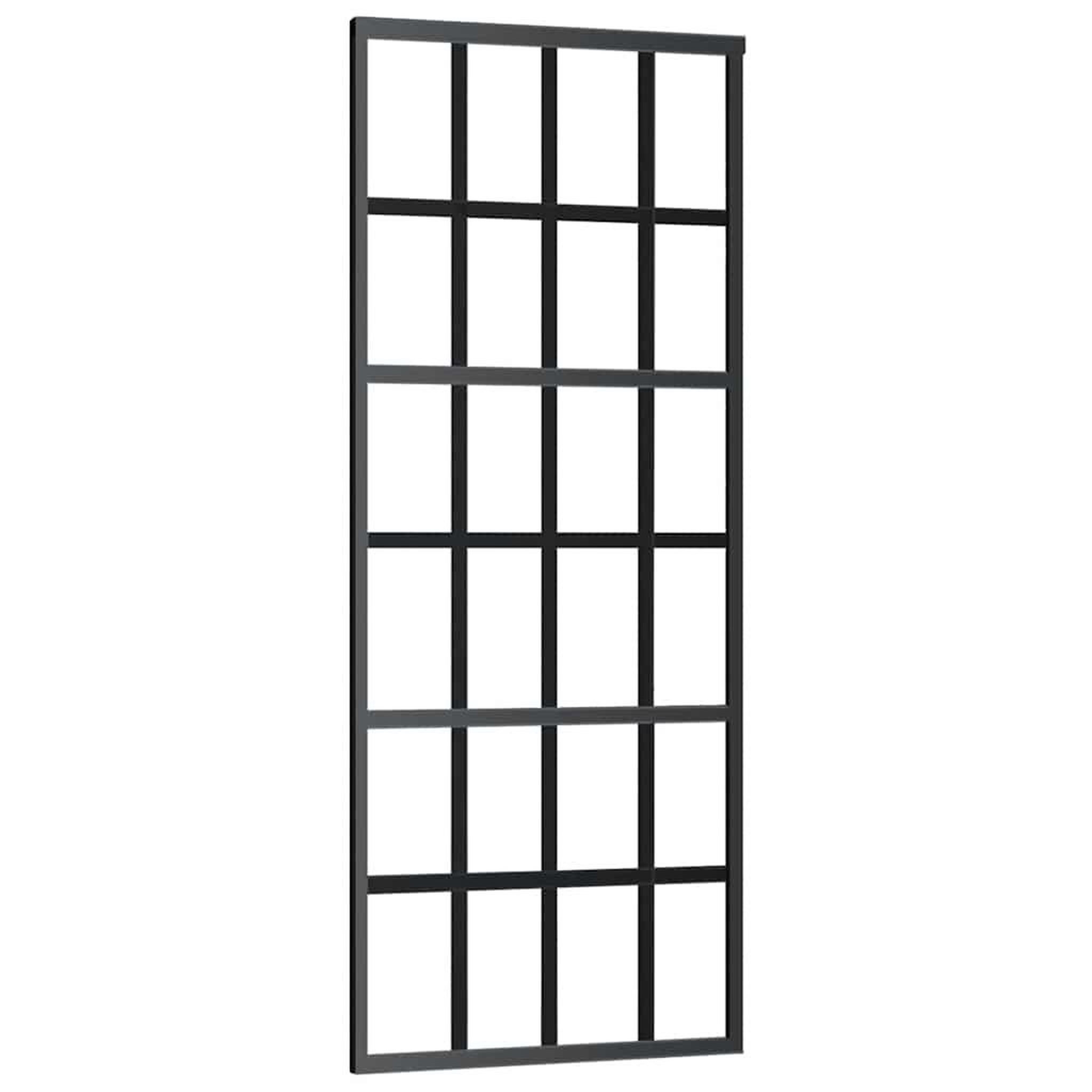 Voir la diapositive 4 : VIDAXL Porte coulissante avec kit de quincaillerie 76x205 cm Verre ESG