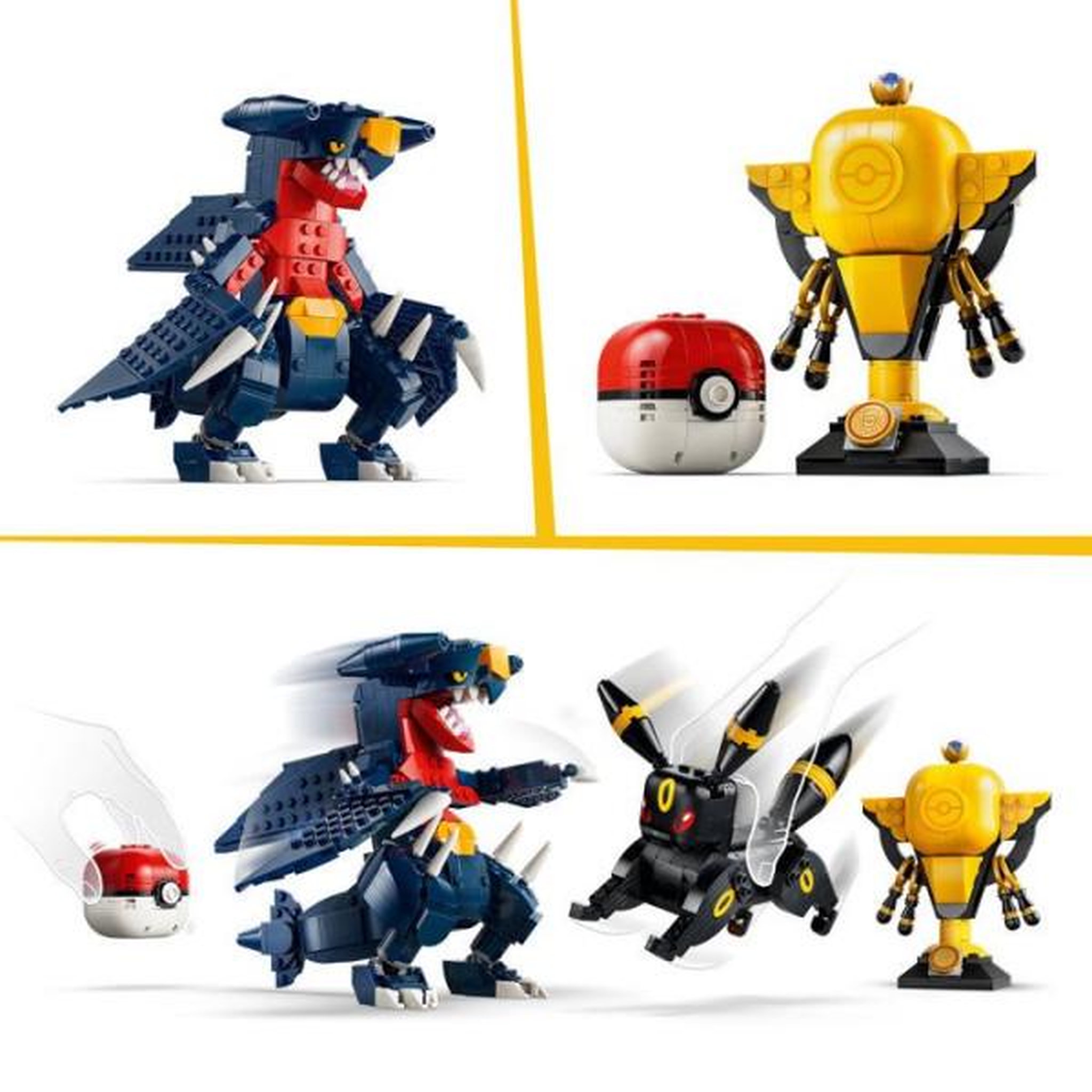 Voir la diapositive 4 : LEGO LEGO Pokémon 72165 - Set de construction compatible SMART Play™ - Noctali et Carchacrok, Combat - Des 10 ans