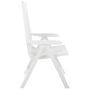 Voir la diapositive 4 : VIDAXL Chaises inclinables de jardin lot de 2 Plastique Blanc