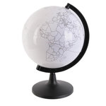 Paris Prix Globe Rotatif à Personnaliser  Feutres  22cm Blanc