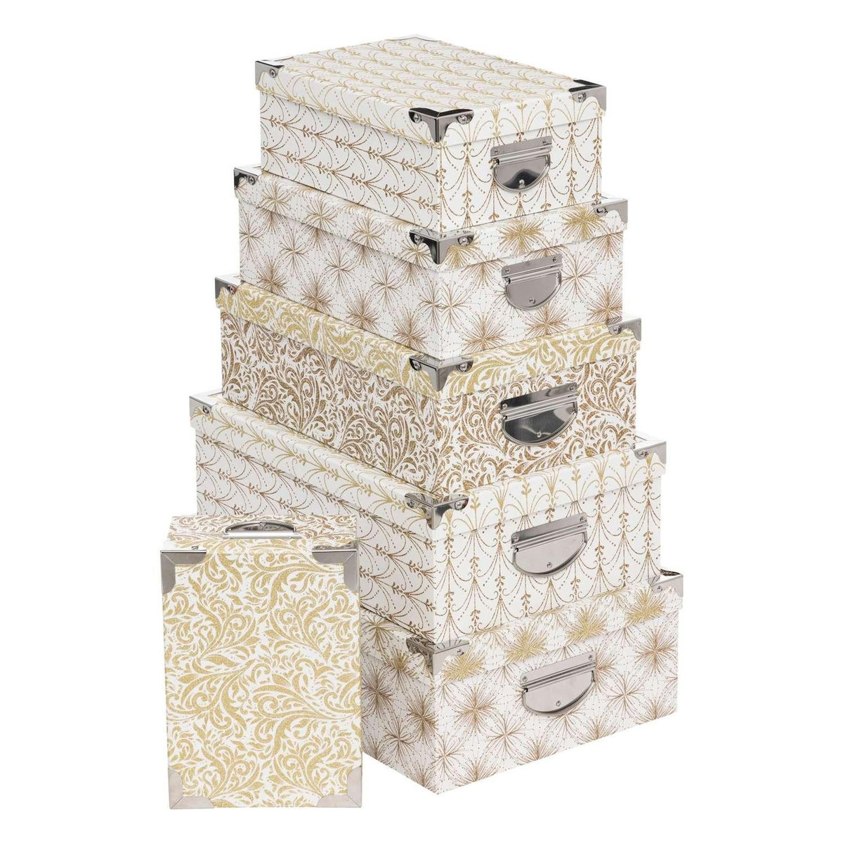 ATMOSPHERA Lot de 6 boîtes pour cadeaux de Noël