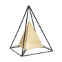 Voir la diapositive 1 : Paris Prix Pyramide Déco Design  Ellios  19cm Or