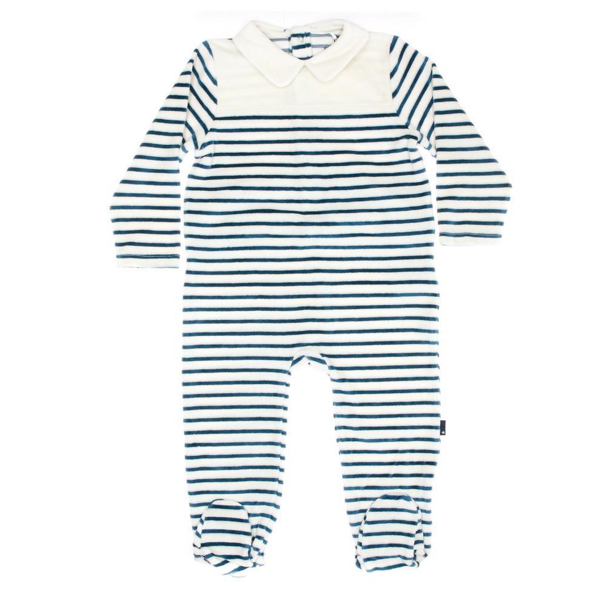 Voir la diapositive 1 : ELLE EST OU LA MER Pyjamas Rayures Blanc/ Garçon Elle est ou la mer Jama