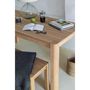 Voir la diapositive 6 : ATMOSPHERA Table à manger 6 places en bois ARTY - Beige