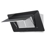 BRANDT Hotte décorative inclinée 90cm 543m3/h inox/verre - BHV1974IB