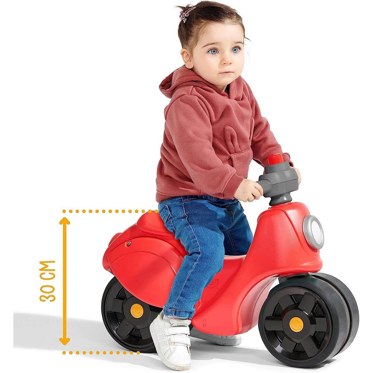 Falk / Falquet Porteur scooter Strada - Rouge et Anthracite