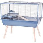 Zolux Cage rongeur surélevée - ZOLUX - Néolife - Pour hamster - 78 x 48 x 75 cm - Bleu
