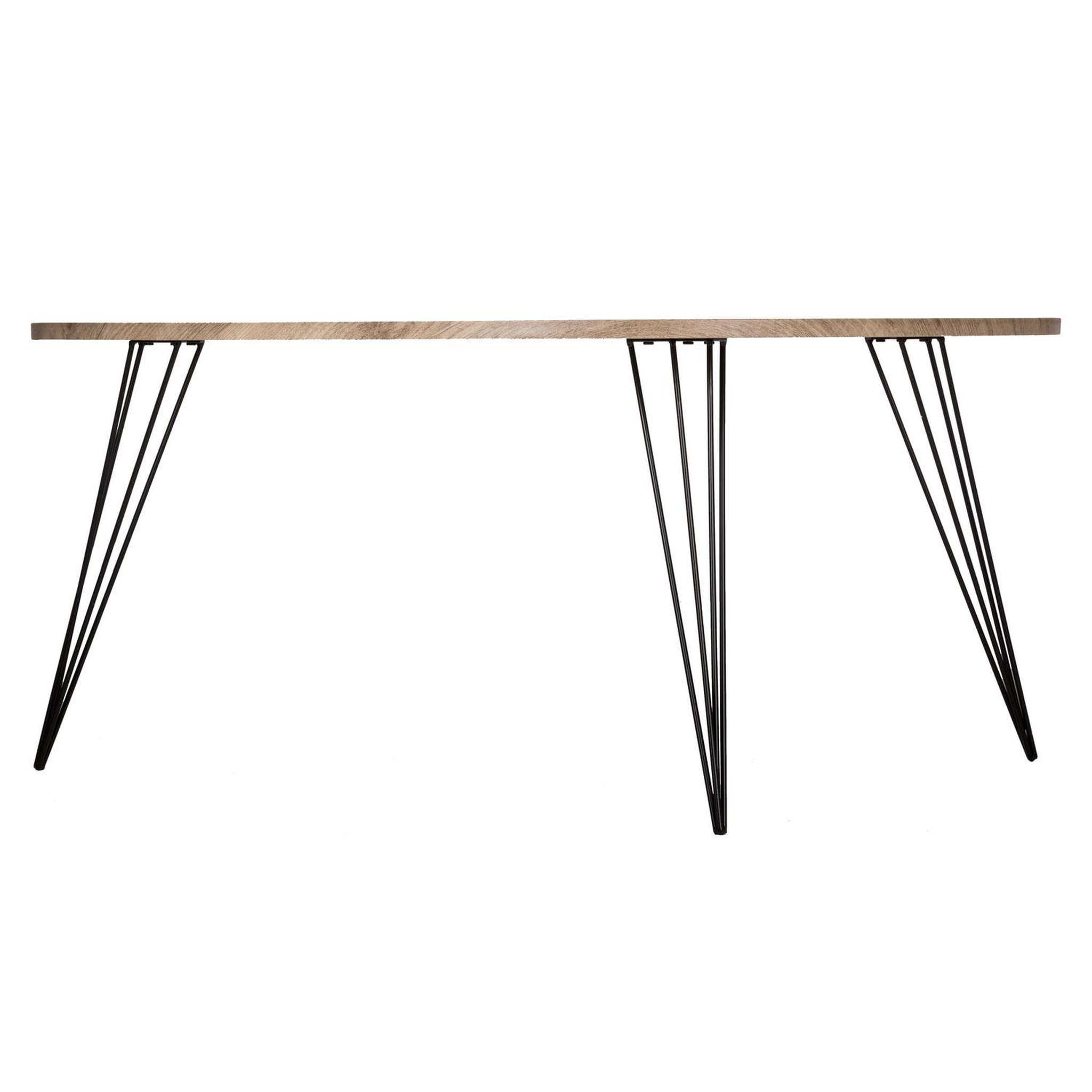 Voir la diapositive 2 : ATMOSPHERA Table basse design neile - l. 97 x h. 50 cm - noir