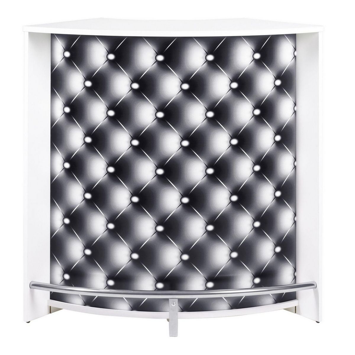 Bar comptoir imprimé capitons L107cm  TOP COOK